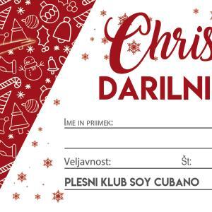 Božični darilni bon plesne šole Soy Cubano