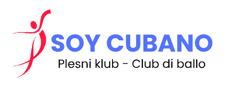 Vodoravni logotip plesne šole Soy Cubano salsa kubana in bachata v Sloveniji